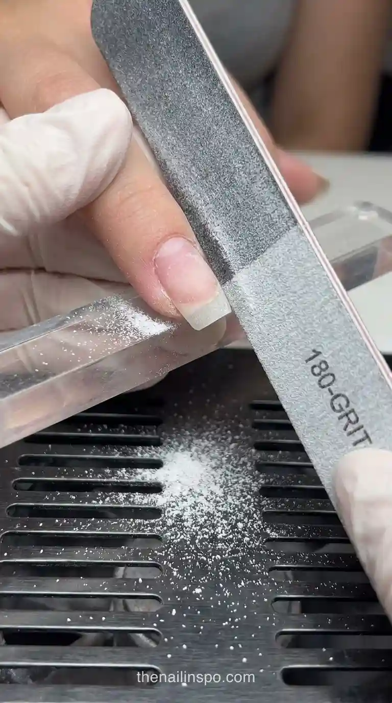 180 Grit File Blending Clear Dip Base