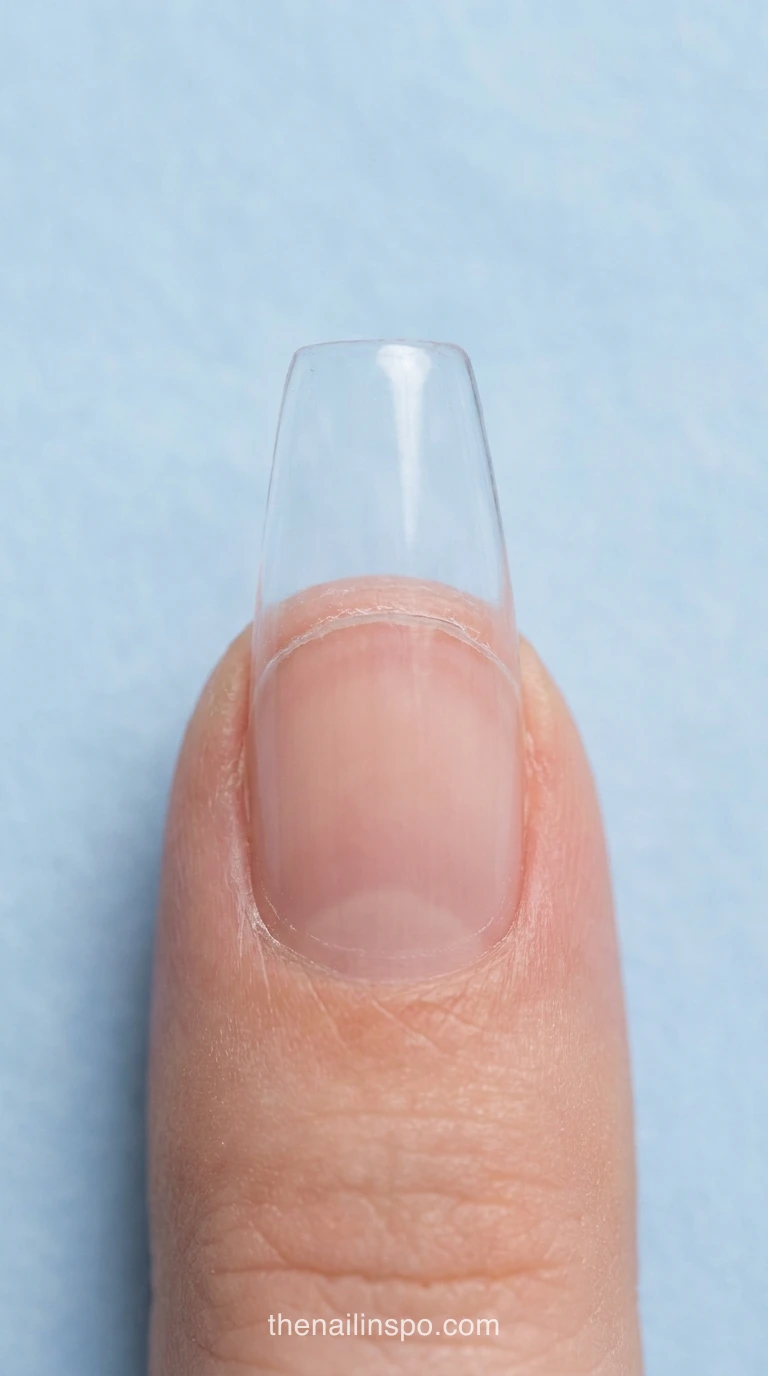 Acrylic Nails Lifting Cuticle Top View