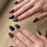 Blue and Brown Nails: 17 Stunning Sets to Try Today