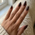 Chocolate Brown Nails