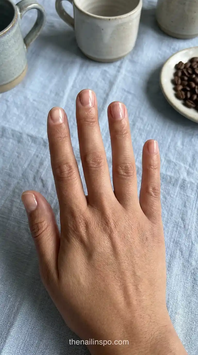Clear Sheer Round Nails