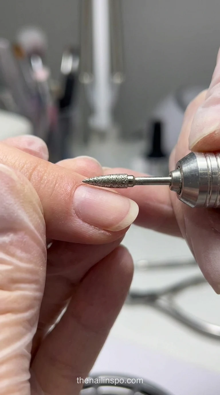 Flame Diamond Bit Cuticle Line