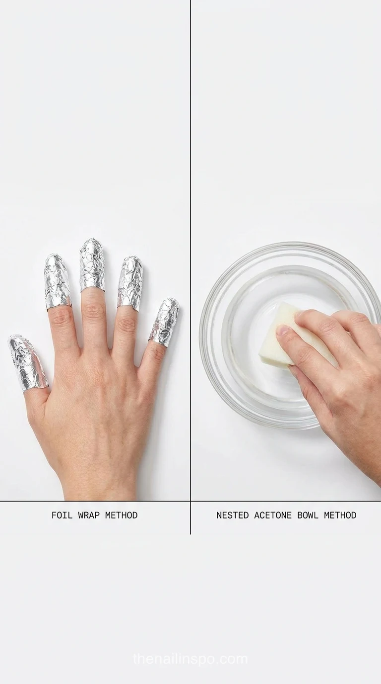 Foil Wraps Vs Acetone Bowl Comparison