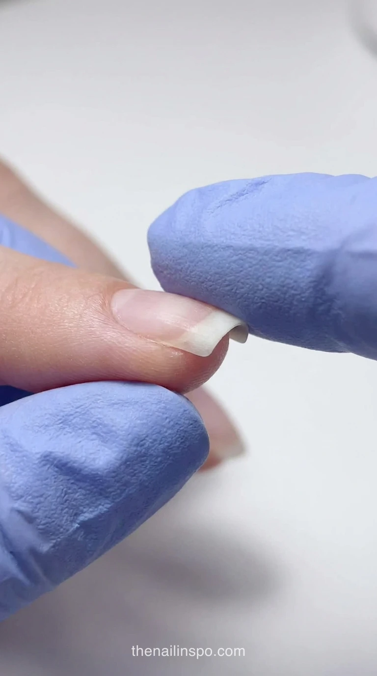 Free Edge Flex Test Natural Nail