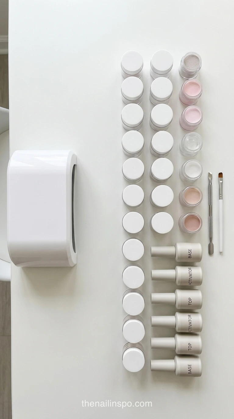 Gel Lamp And Dip Powder Station