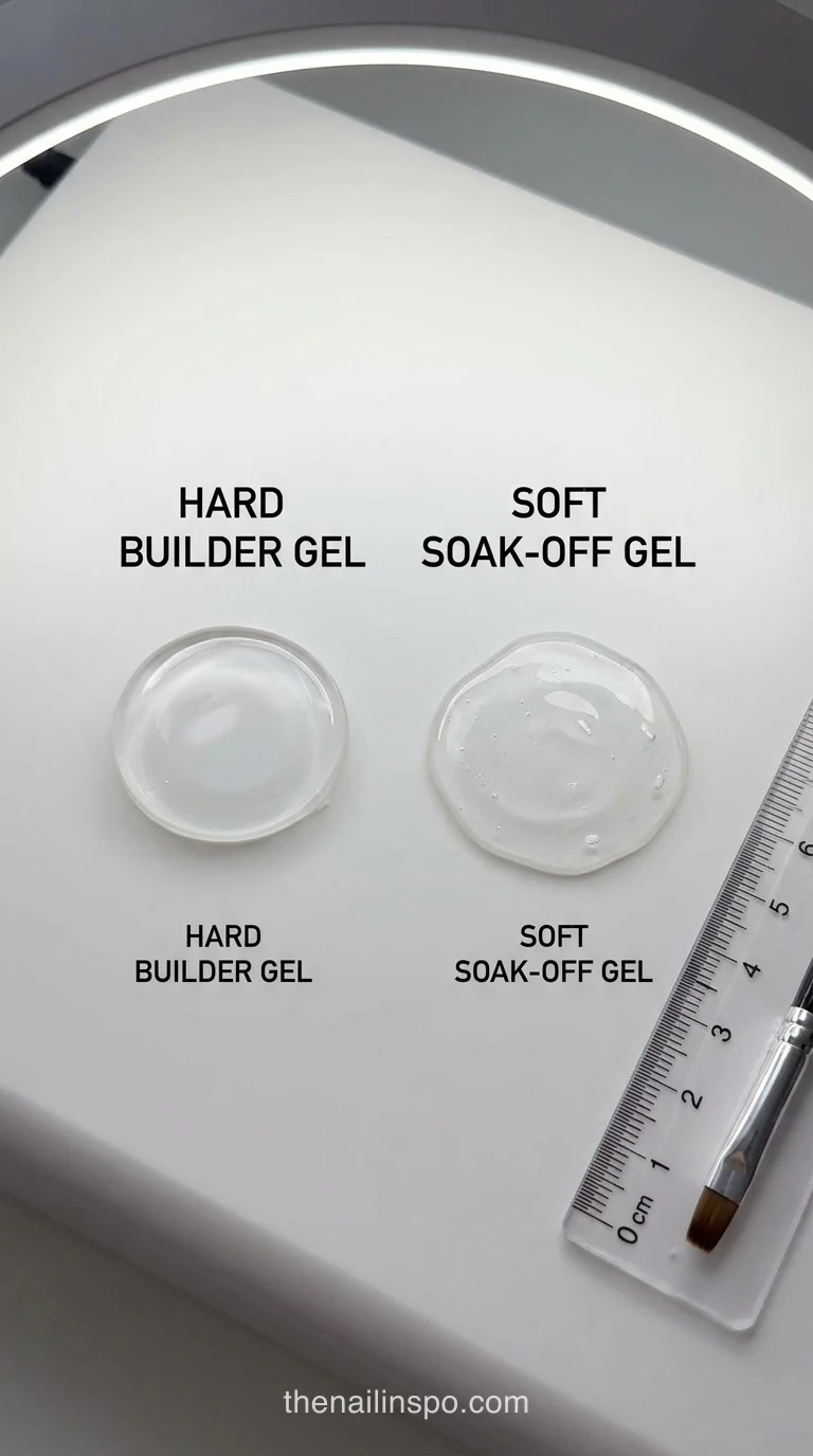Hard Builder Gel Vs Soft Gel Comparison