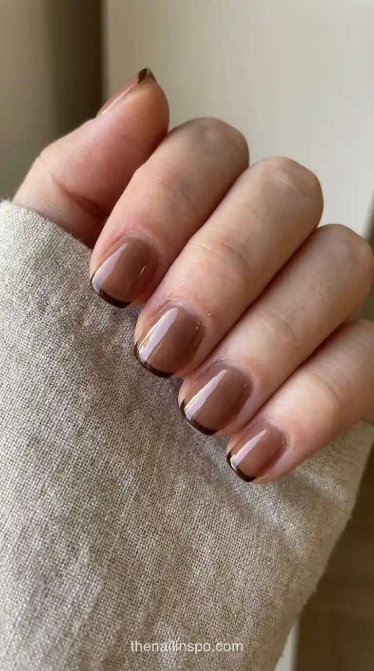 Micro French Tip Nails