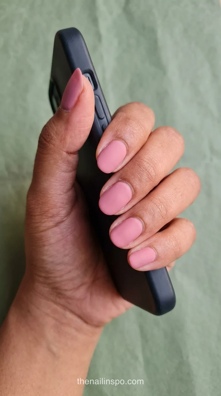 Mid Velvet Oval Nails
