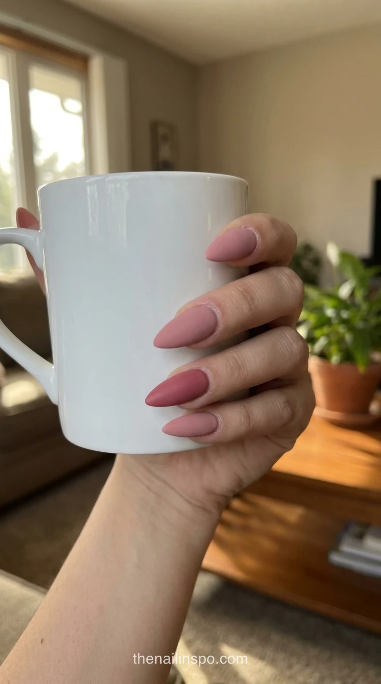 Mid Velvet Stiletto Nails