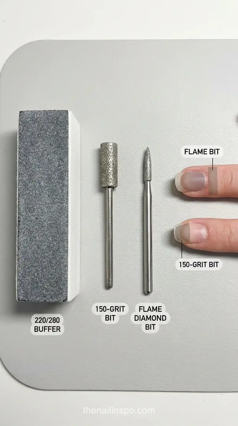 Natural Nail Prep Buffer Vs E File