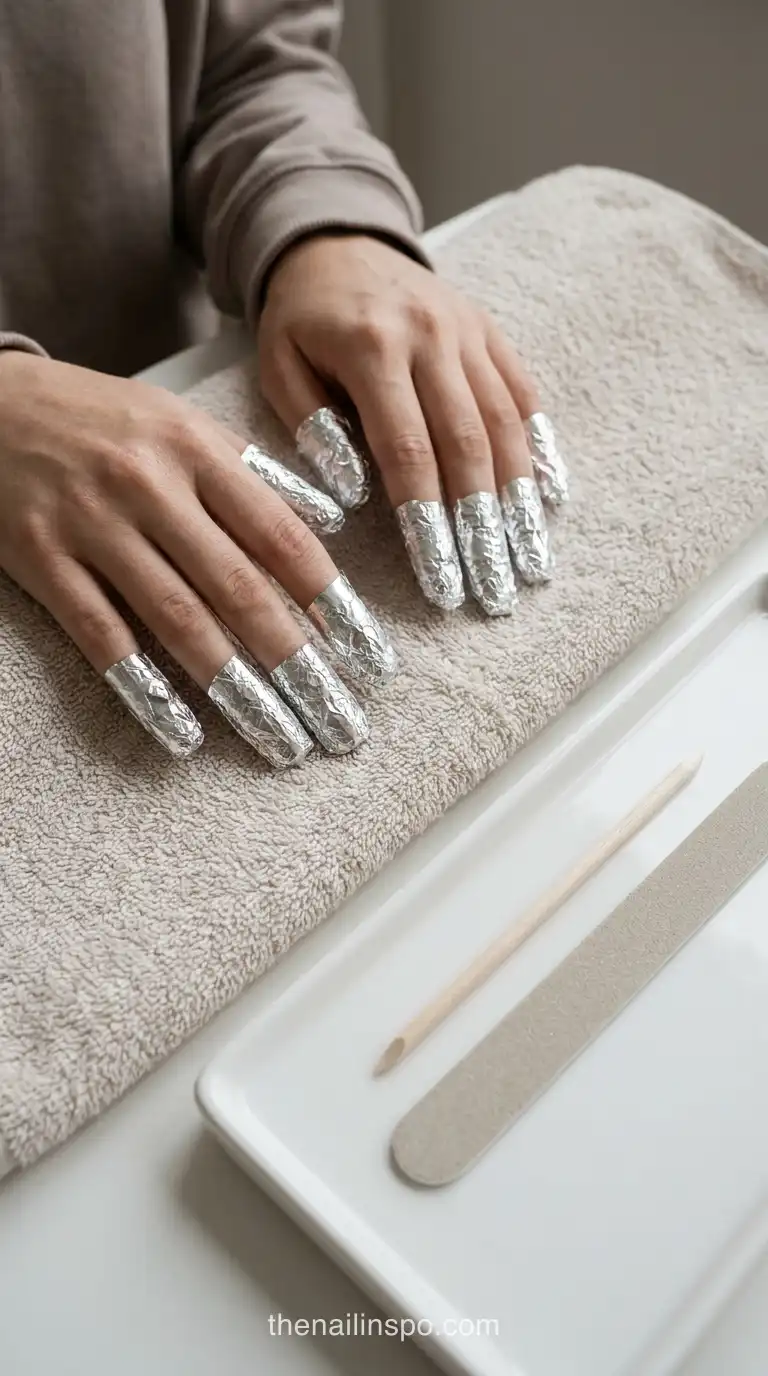 Soak Off Dip Removal Foil Wraps